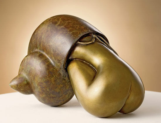 Sculpture "Solitudine", bronze von Bruno Bruni