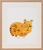 Cuadro "Sam (Gato amarillo con gatito)" (1954), enmarcado