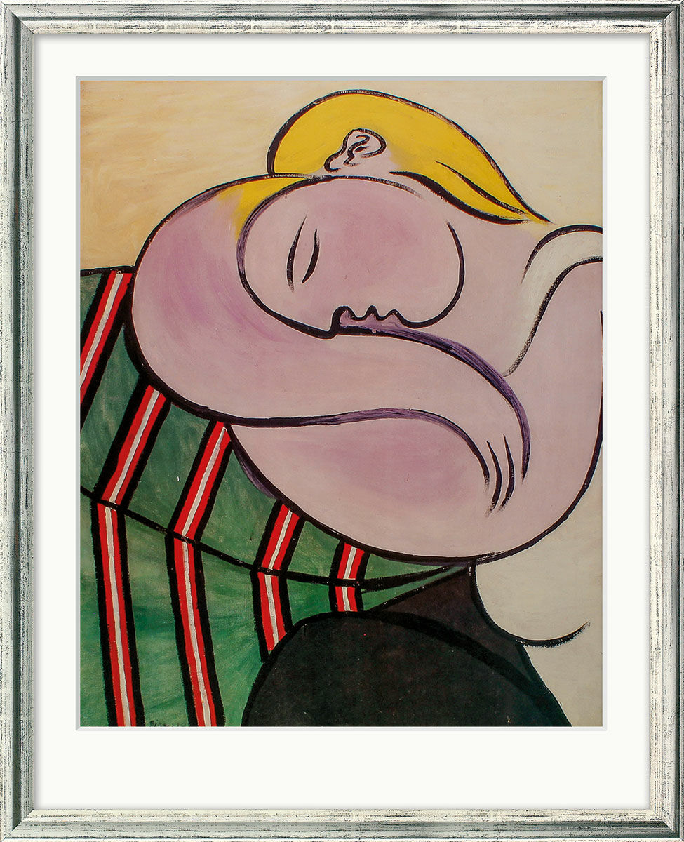 Picture "Woman with Yellow Hair" (1931), framed by Pablo Picasso