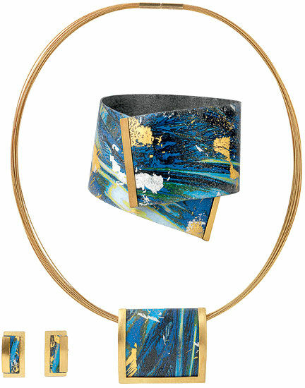 Jewellery set "Magic Blue" by Kreuchauff-Design