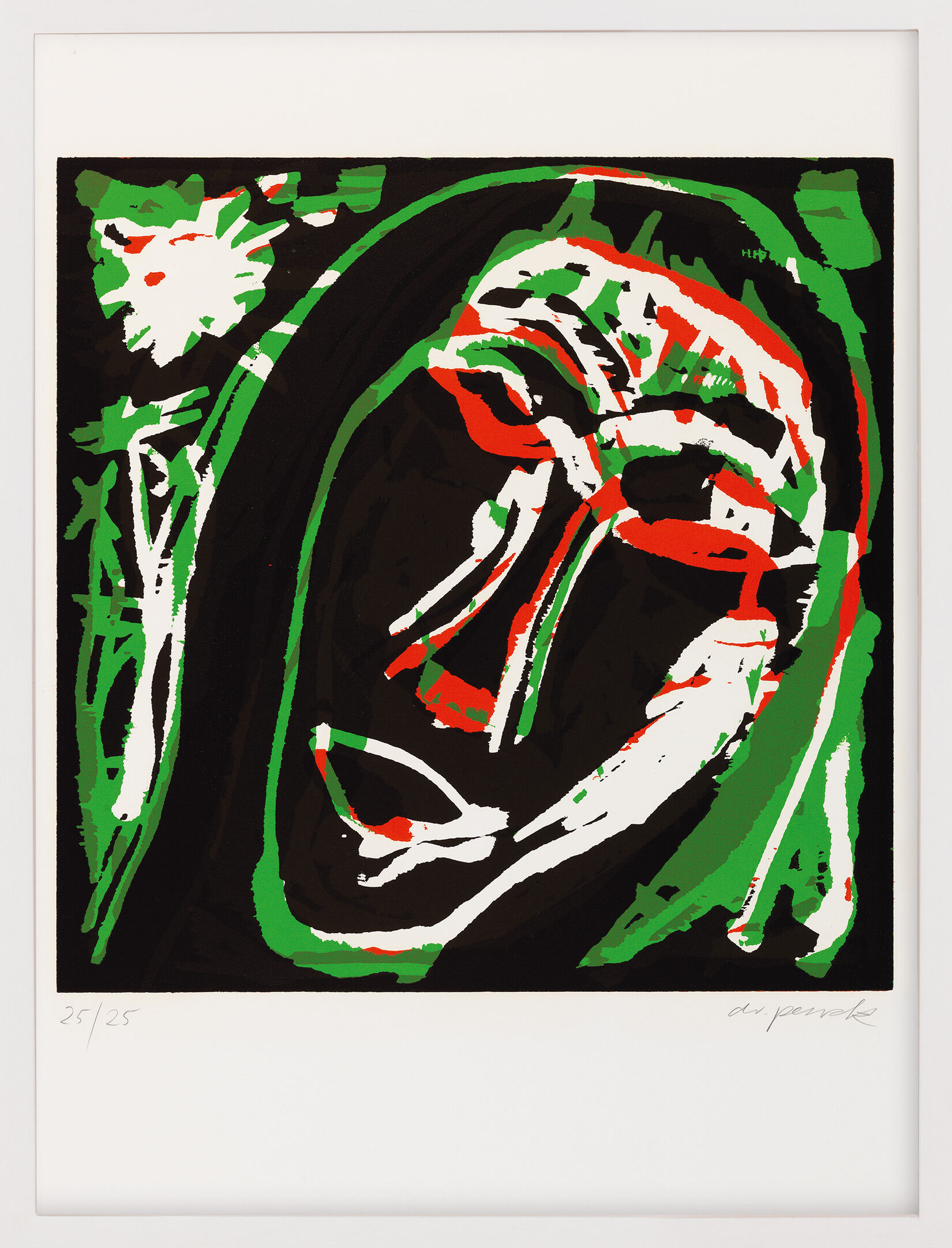 Beeld "Hoofd vrouw (P)" (1991) von A. R. Penck