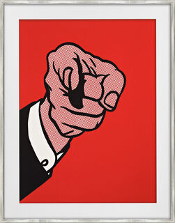 Bild "Finger Pointing" (1973) von Roy Lichtenstein