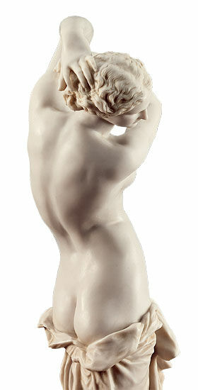 Sculpture "La Toilette de Venus" (1855), artificial marble by Jean-Baptiste Carpeaux