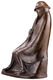 Sculptuur "De Fluitspeler" (1936), bronzen reductie van Ernst Barlach
