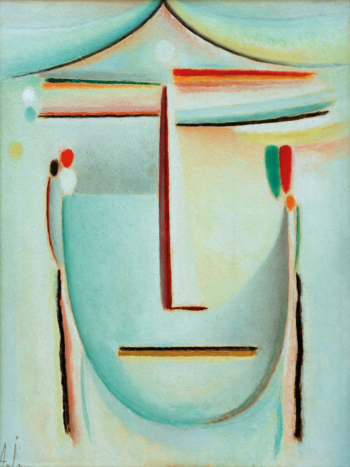 Beeld "Abstract hoofd Aurora" (1931) von Alexej von Jawlensky