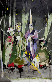 Obraz "setkání" (2015) (Unikátní dílo)