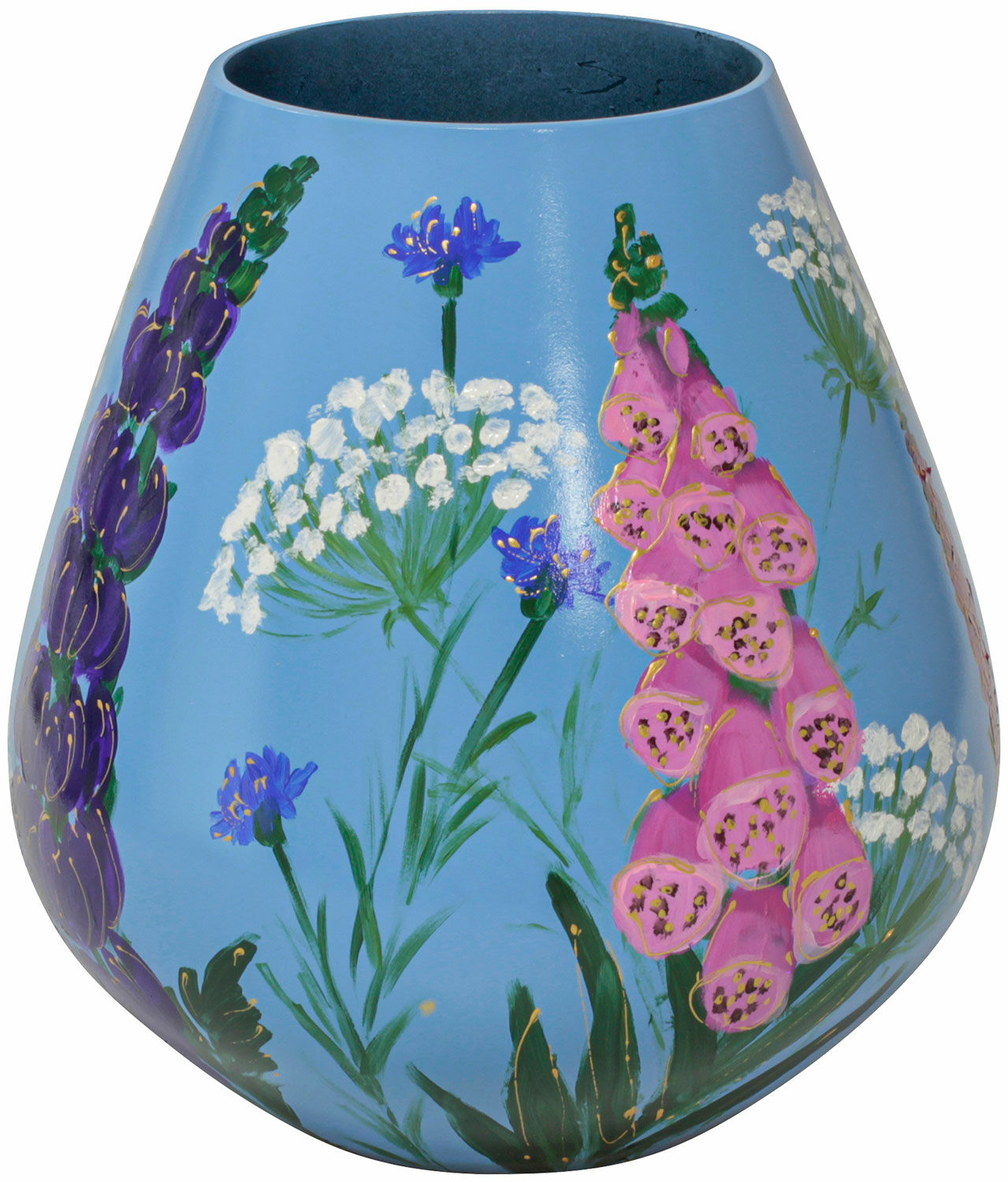 Glass vase "Flower Meadow" by Milou van Schaik Martinet