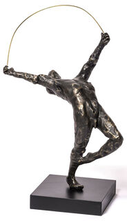 Sculpture "Ribbon Dancer", bronze de Jacques Vanroose