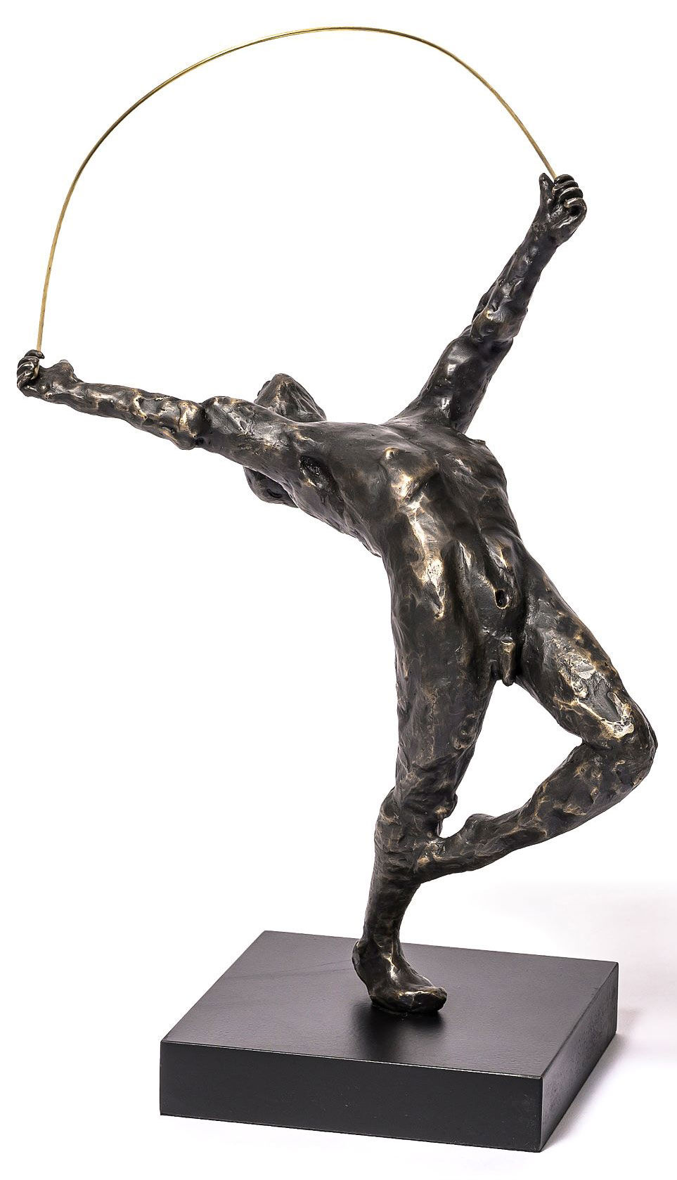 Sculpture "Ribbon Dancer", bronze de Jacques Vanroose