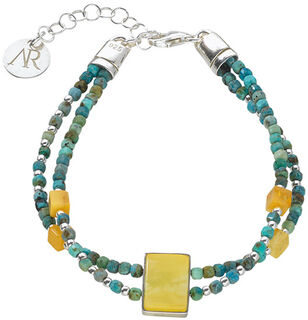 Pulsera de ámbar "Papagena"