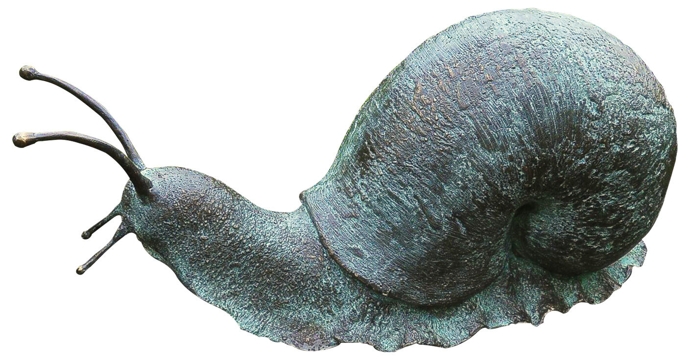 Garden sculpture "Snail", bronze