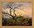 Picture "Tree with Ravens", framed