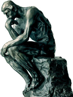 Sculpture "The Thinker" (26 cm), bonded bronze