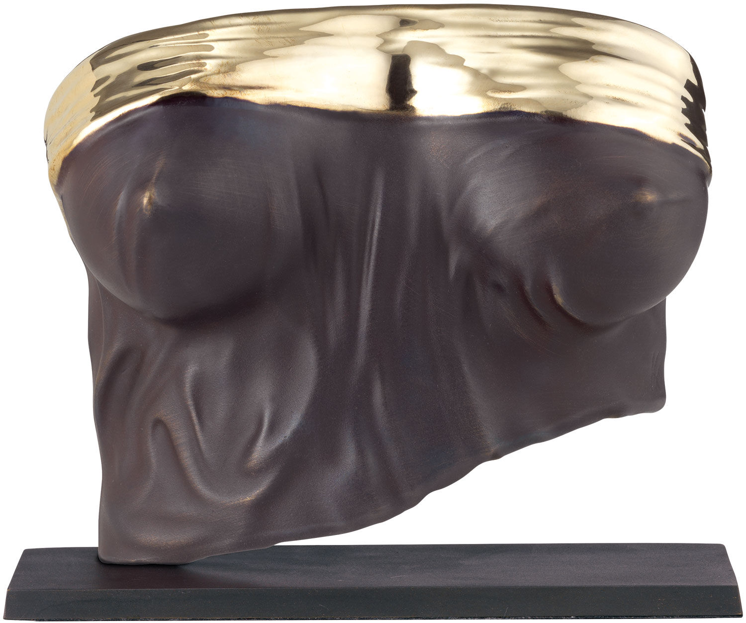 Bronzeskulptur "Venus" (2022), Version bronzefarben-gold von Krystian Xaver