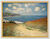 Billede "Strandsti mellem hvedemarker ved Pourville" (1882), indrammet