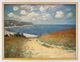 Cuadro "Sendero de playa entre campos de trigo en Pourville" (1882), enmarcado de Claude Monet