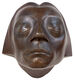 Vægobjekt "Head of the Güstrow Memorial", reduktion i bronze af Ernst Barlach