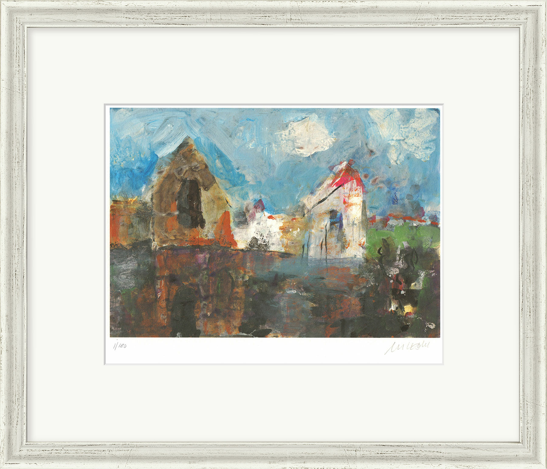Picture "House by the Lake" (2016), framed by Armin Mueller-Stahl