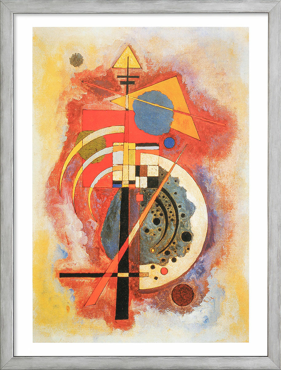 Tableau "Hommage à Grohmann" (1926), encadré von Wassily Kandinsky