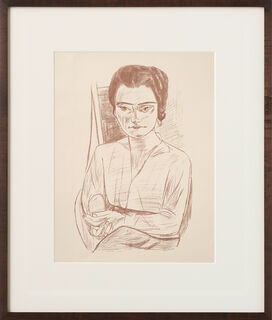 Billederet »Ung dame (Portræt af Naila, fru H.M.)« (1923)