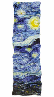 Silk scarf "Starry Night Over the Rhône" (1888)