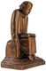 Rzeźba "Czytający uczeń klasztoru" (1930), redukcja w brązie autorstwa Ernst Barlach