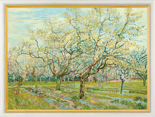 Picture "The White Orchard", framed