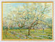Bild "Der weiße Obstgarten", gerahmt von Vincent van Gogh