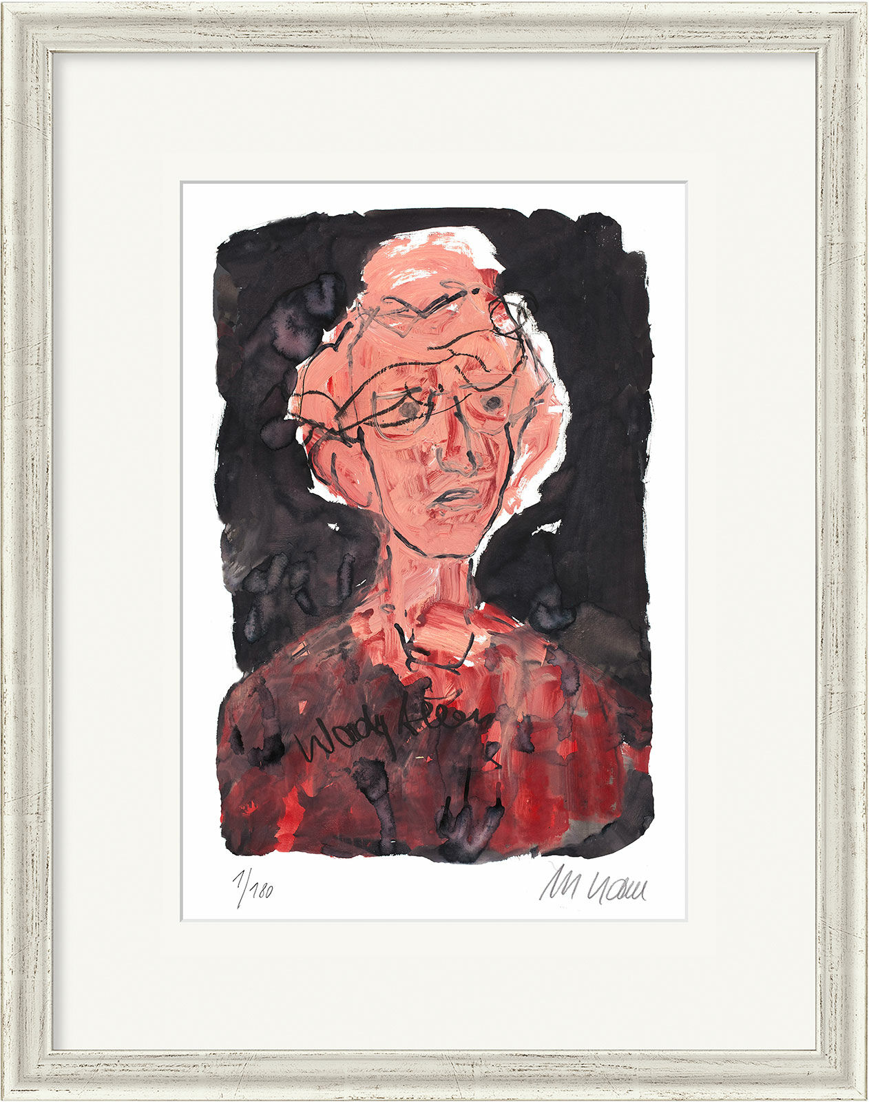 Picture "Woody Allen" (2014), framed by Armin Mueller-Stahl