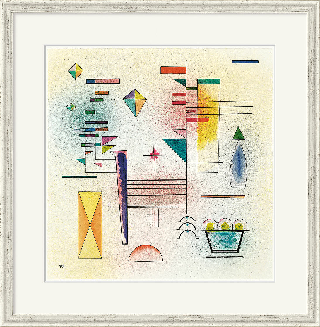 Picture "Sonorous" (1929), framed by Wassily Kandinsky