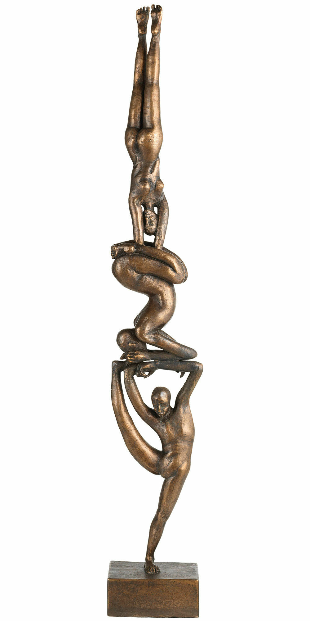 Sculpture "Balance", bronze by Antje Lindner