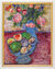 Tableau "Le vase bleu", encadré