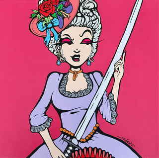Bild "Pink Marie-Antoinette" (2017) (Unikat)
