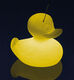 Snoerloze LED designlamp "Duck Lamp Yellow" (binnen en buiten), dimbaar