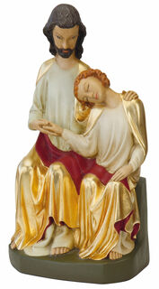 Skulptur "Johannes an der Brust Christi"