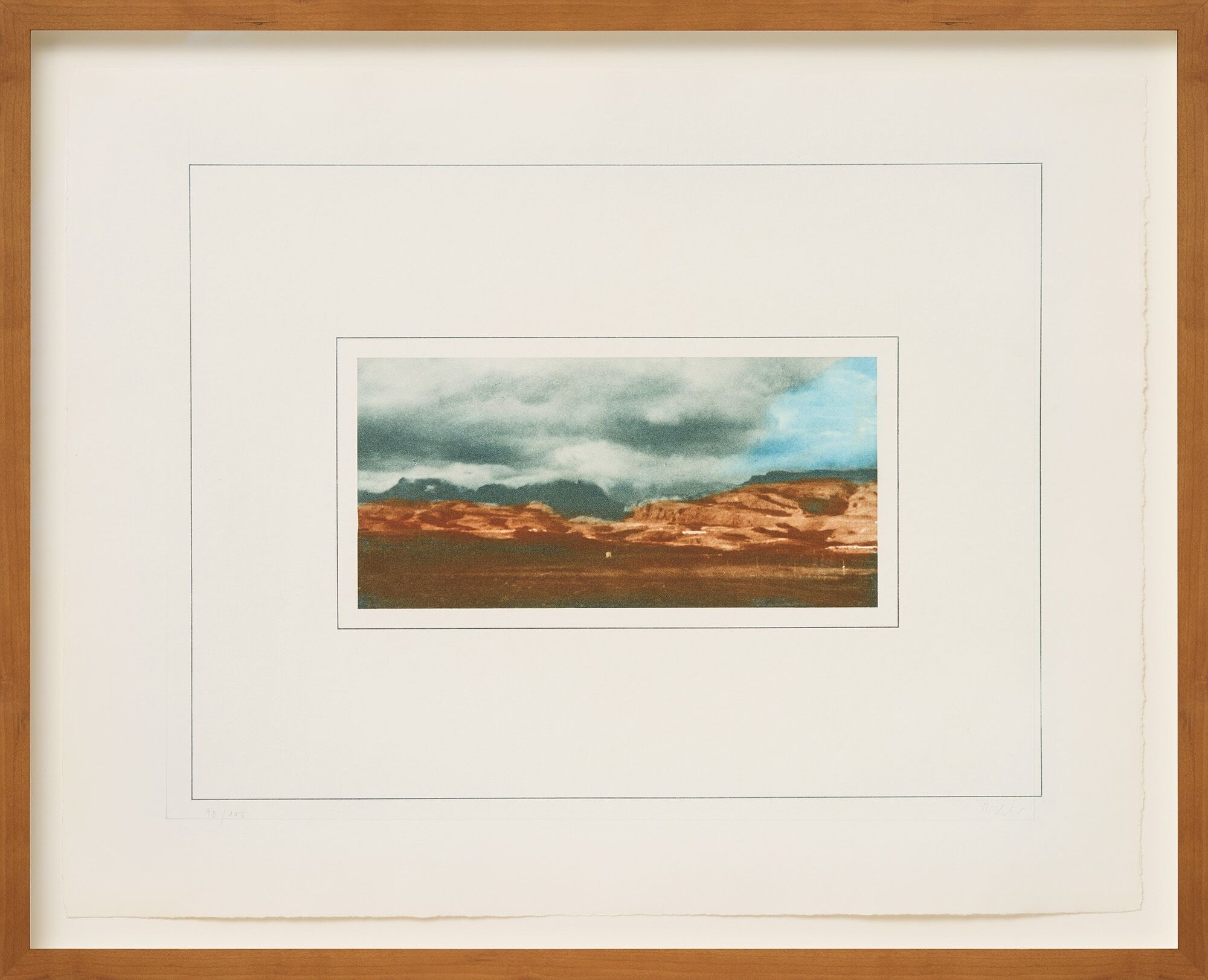 Bild "Kanariska landskap I (f)" (1971) av Gerhard Richter