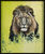 Schilderij „Series Bright Spot I Lion“ (2026) (Uniek exemplaar)