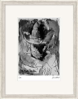 Bild "James Dean" (2017), gerahmt