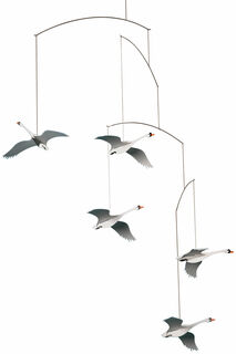 Ceiling mobile "The Swans of the North" by Flensted Mobilés