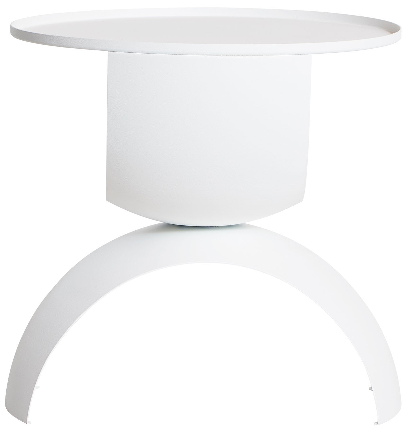 Sidebord "BOW BOW", hvid version af Frederik Roijé Design