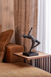 Sculpture "Ribbon Dancer", bronze de Jacques Vanroose