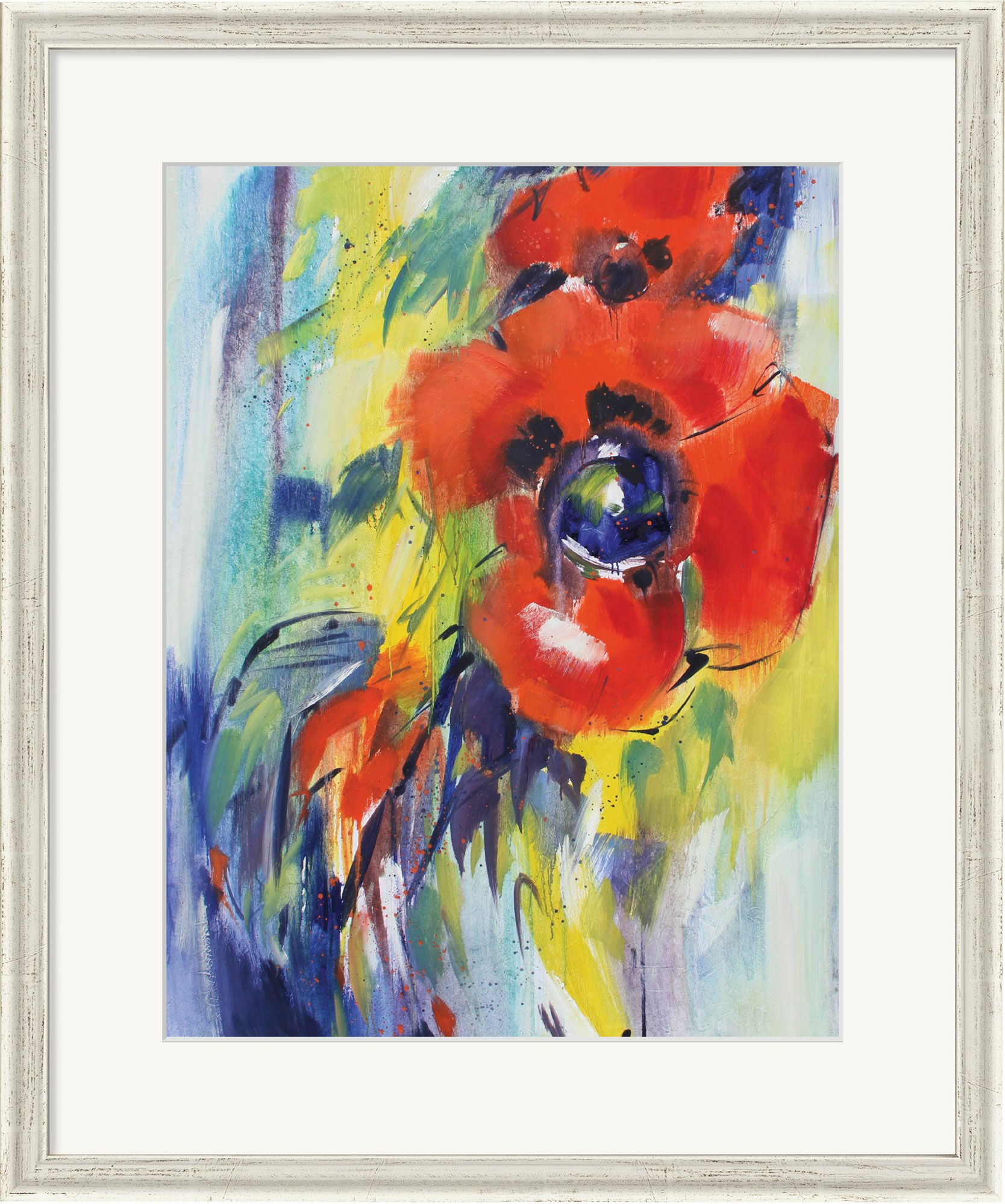 Picture "Morning Poppy", framed by Natalia Rudolf