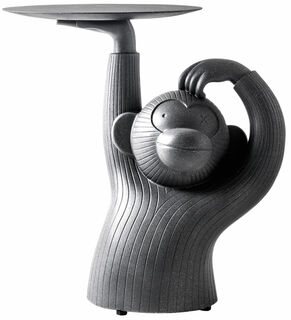 Table d'appoint "Monkey Table Black" (pour l'intérieur et l'extérieur), béton - Design Jaime Hayon von BD Barcelona