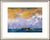 Tableau "Hallig", version encadrée argentée