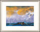 Tableau "Hallig", version encadrée argentée de Emil Nolde