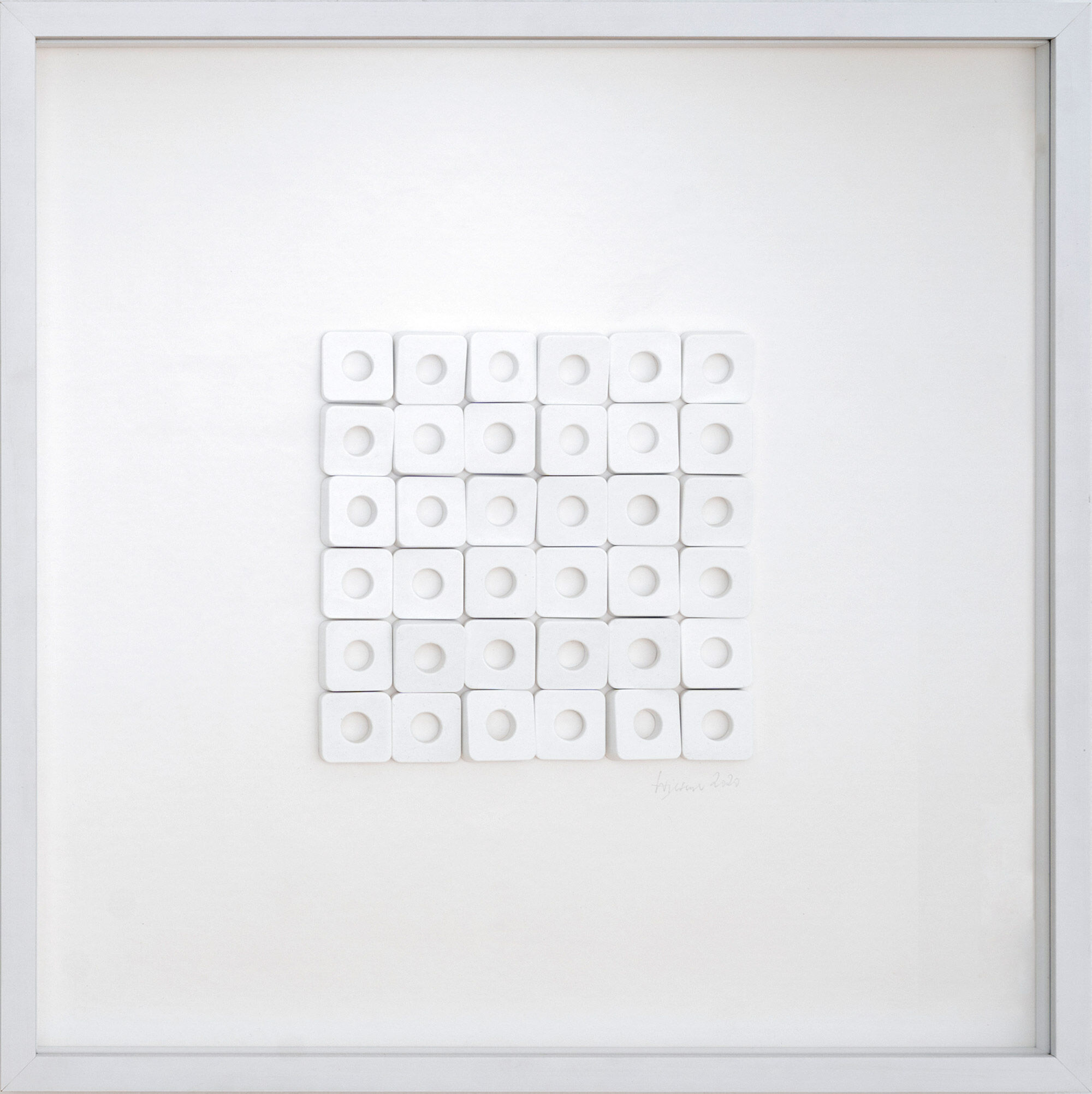 Billede "Whiteless" (2020) (Unikt værk) af Mandy Wiesener