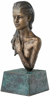 Sculpture "Taking a Break", bronze by Sorina von Keyserling