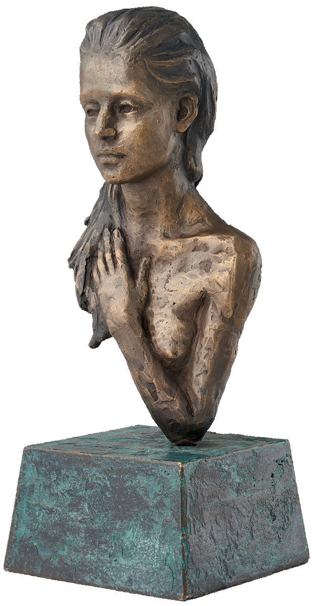 Sculpture "Taking a Break", bronze de Sorina von Keyserling