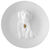 placa de pared 3D "Puppy", porcelana