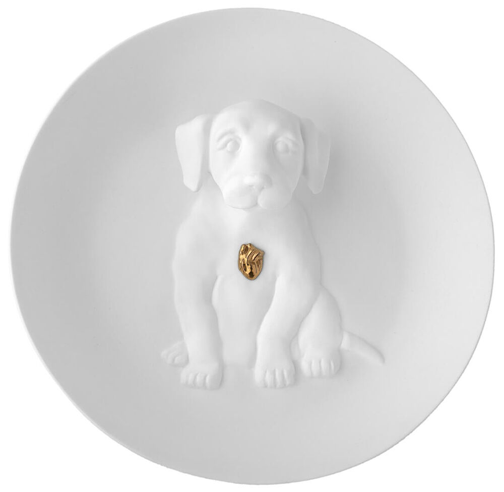 placa de pared 3D "Puppy", porcelana de Trevoly